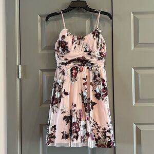 Gorgeous pink tulle and metallic floral junior dress pear culture